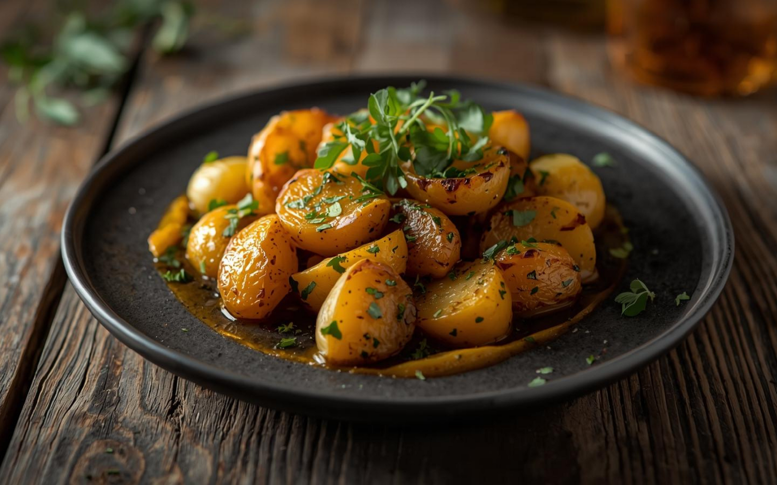 Insalata di patate novelle con erbe e senape delicata
