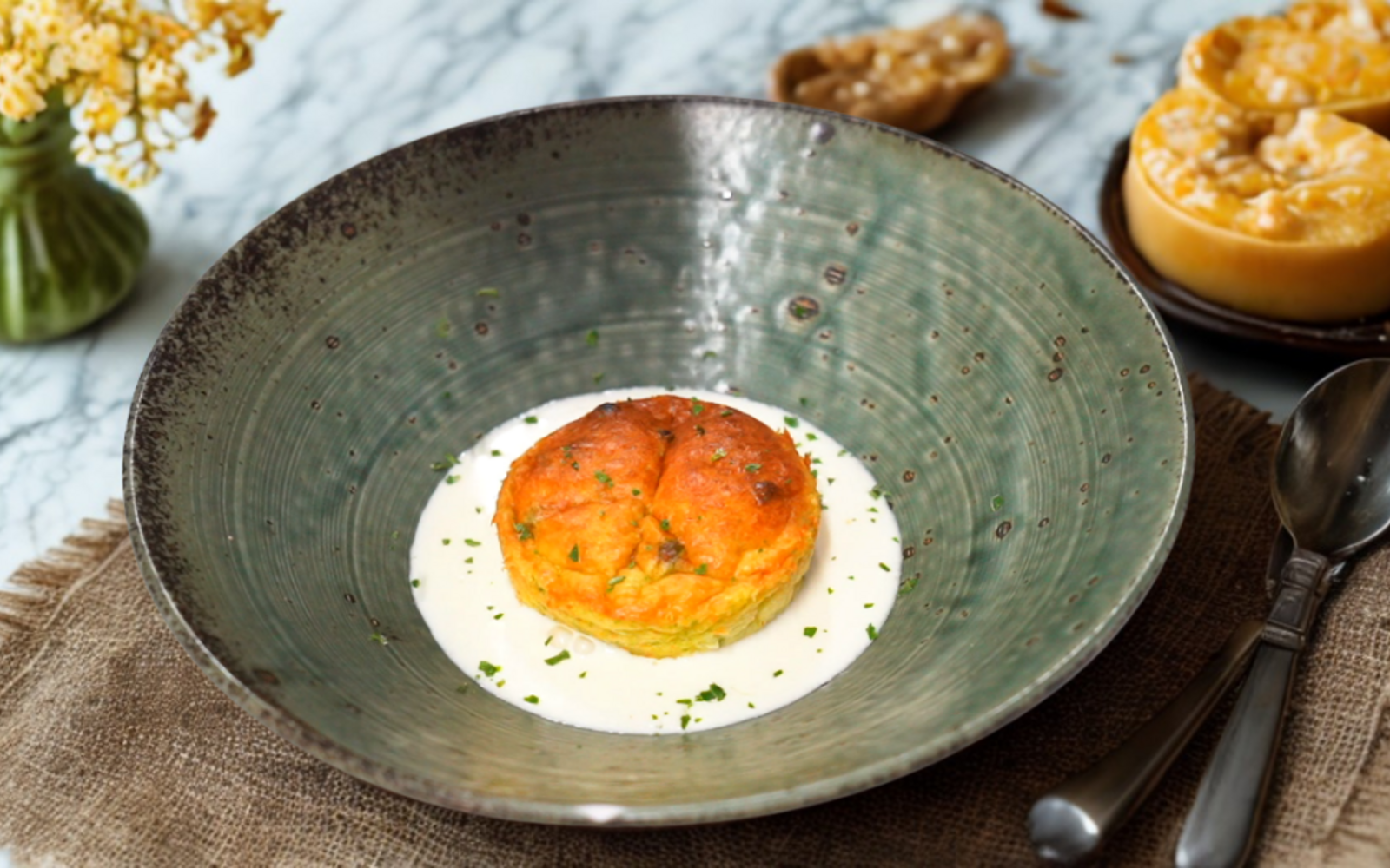 Sformatini di Verdure con Salsa al Pecorino