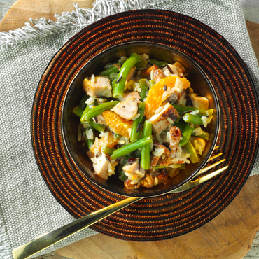 insalata di pollo e arance