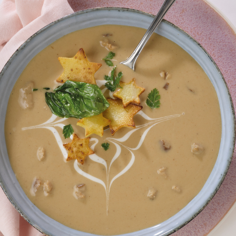 vellutata di funghi porcini