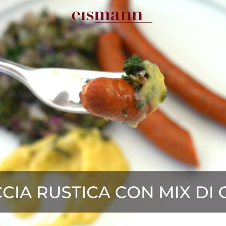 Ricetta Salsiccia rustica con mix di cavoli in padella
