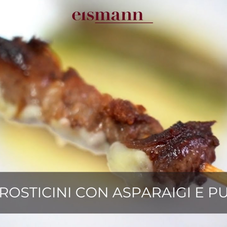 Ricetta di Pasqua: Arrosticini con asparagi e purè