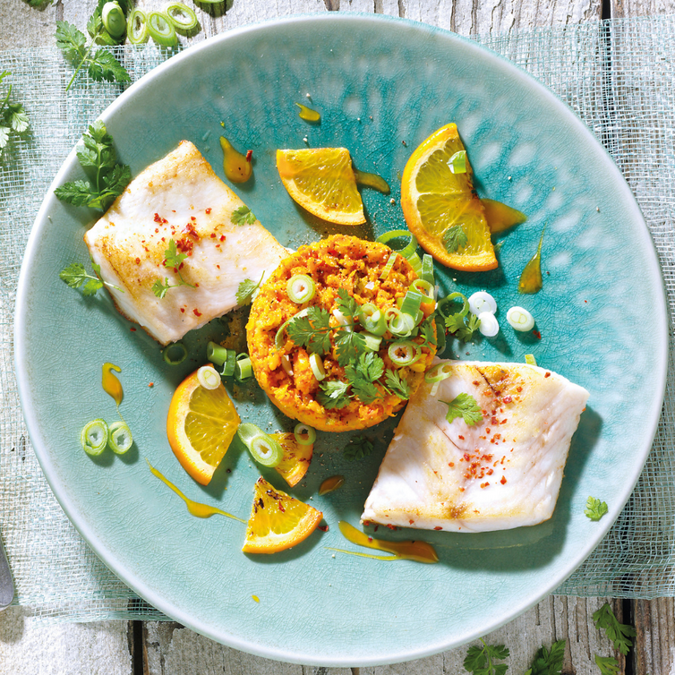 ricetta a base di pesce con lenticchie