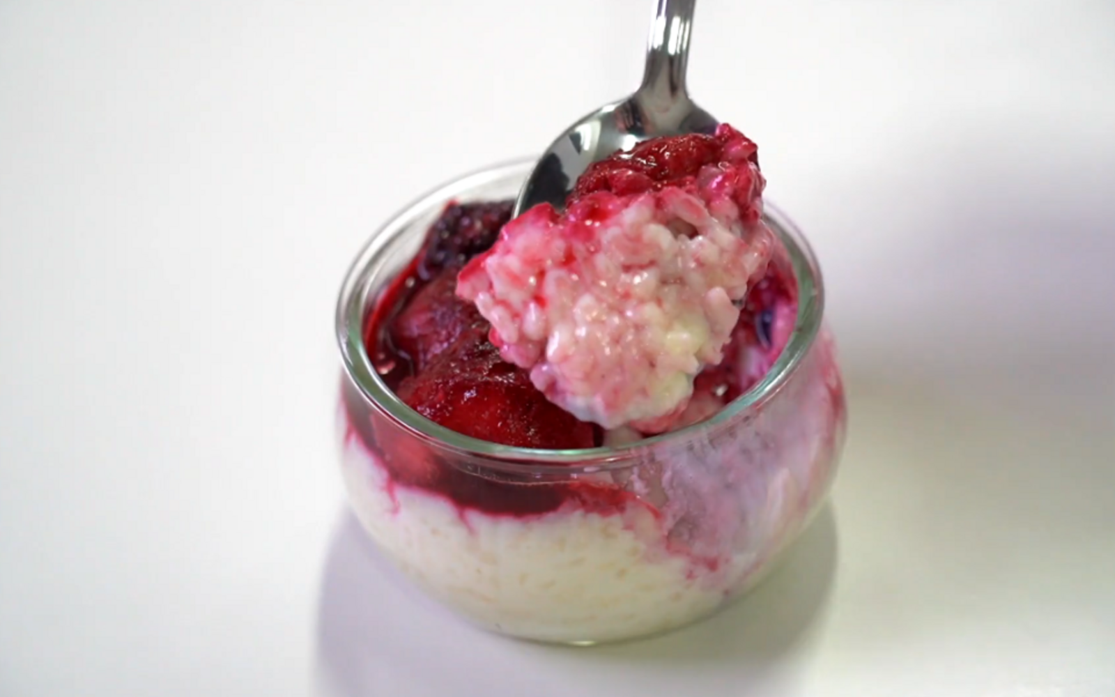 Budino di Riso e Frutti di bosco