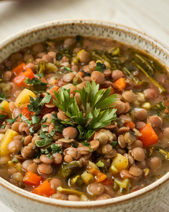 piatto di lenticchie