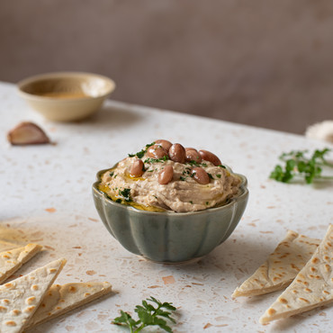 hummus di fagioli borlotti