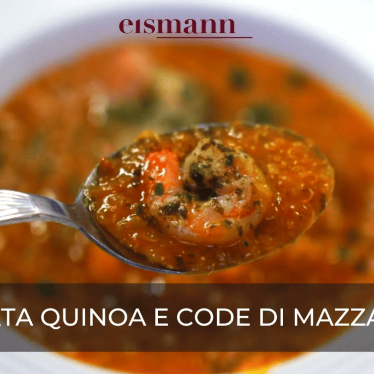 Ricetta Vellutata Quinoa e code di mazzancolle