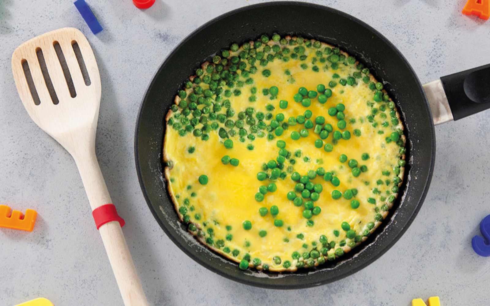 Frittata con Piselli