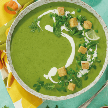 vellutata di piselli