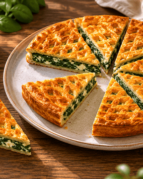 torta salata ricotta e spinaci