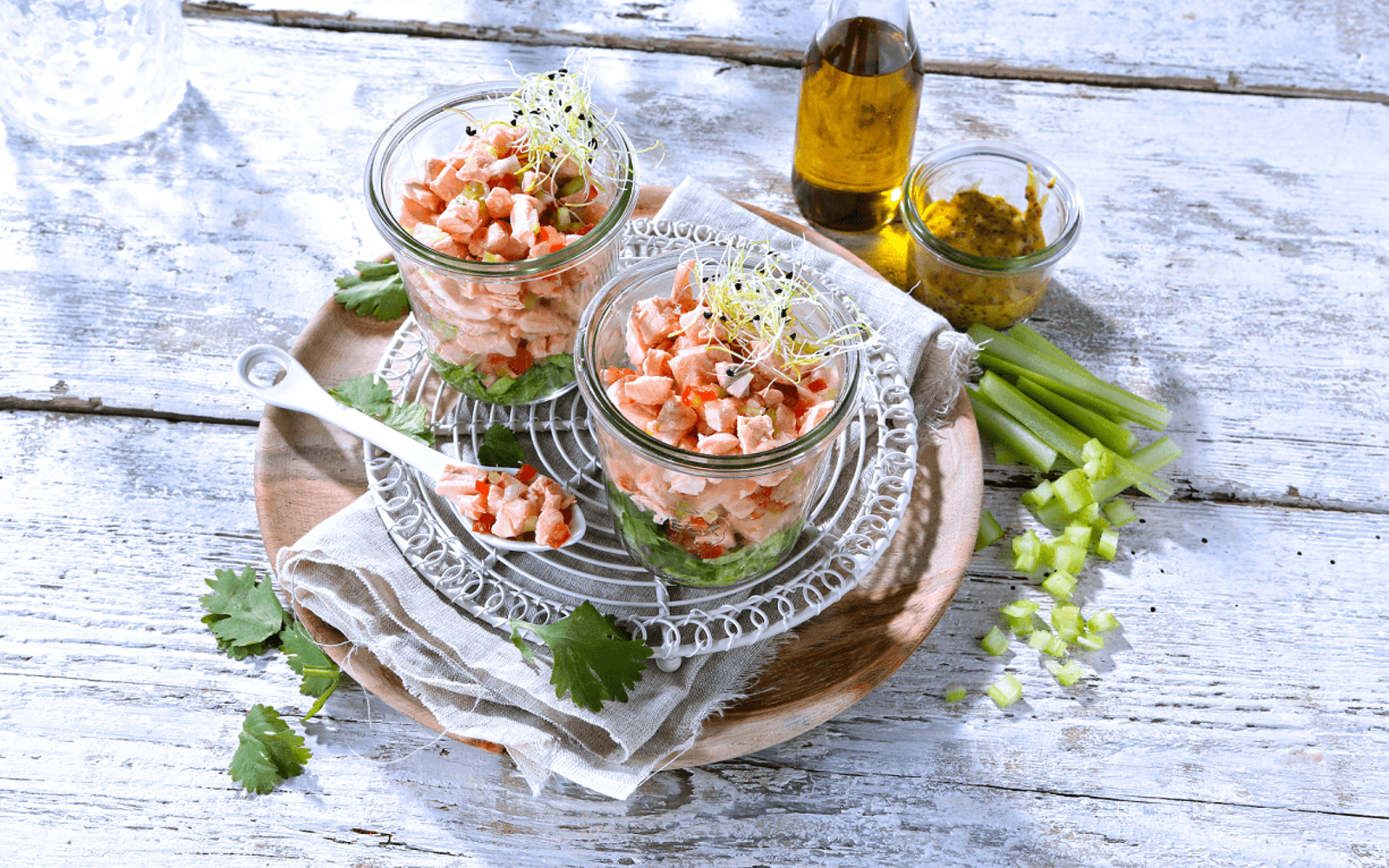 Coppa di salmone estate