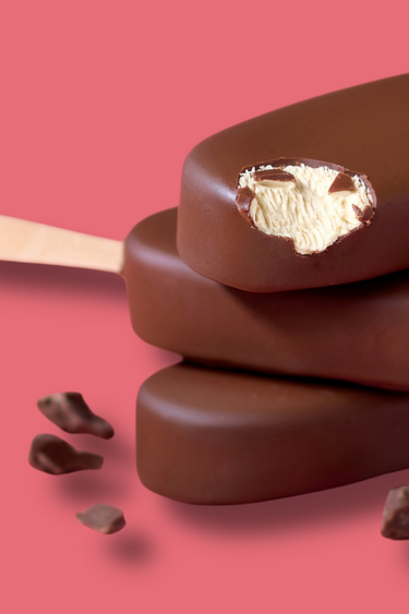 gelati cono gusto cioccolato