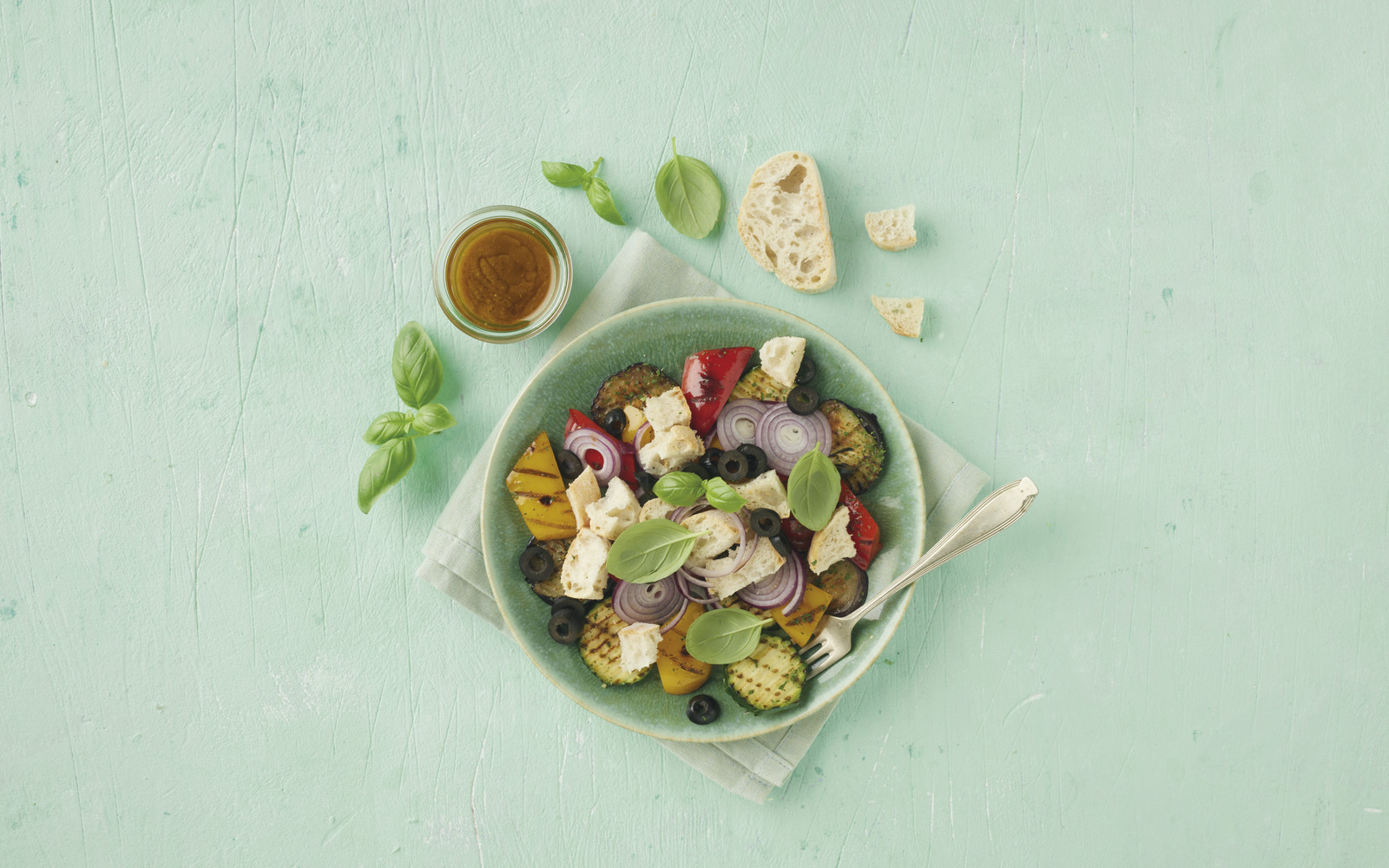Panzanella di verdure grigliate