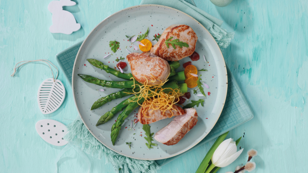Ricetta filetti di pollo con asparagi