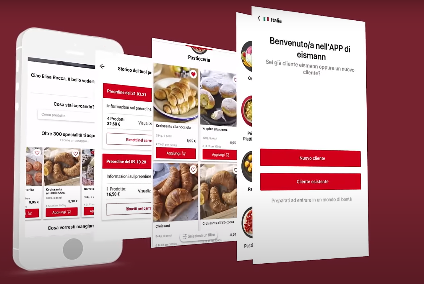 Più veloce con l'APP eismann